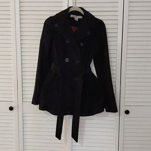 Peacoat ruffled classic style